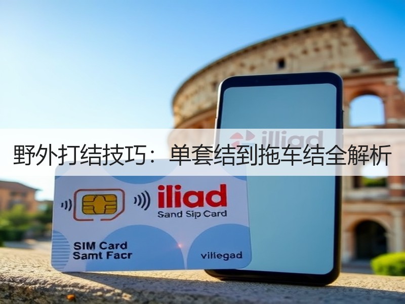 野外打结技巧：单套结到拖车结全解析