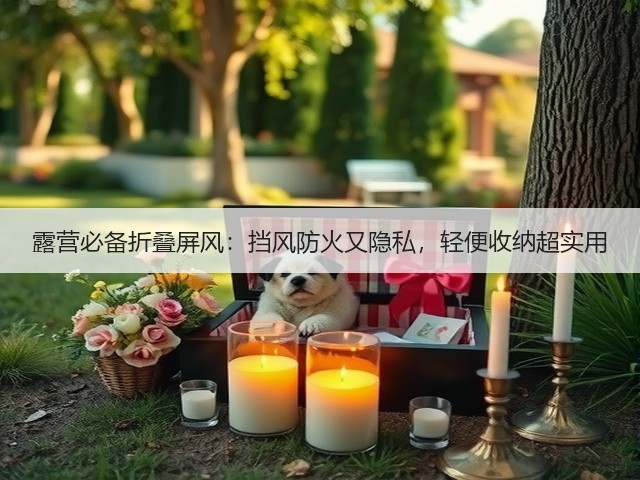 露营必备折叠屏风：挡风防火又隐私，轻便收纳超实用(图2)