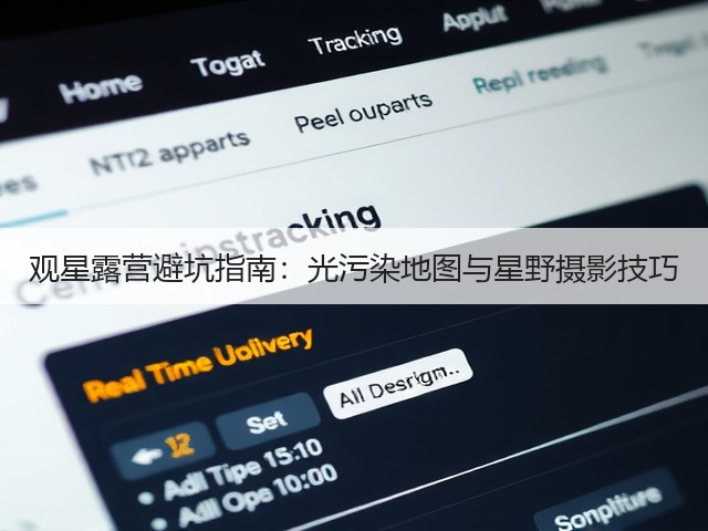 观星露营避坑指南：光污染地图与星野摄影技巧(图1)