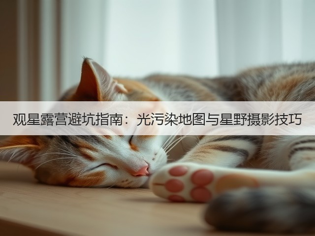 观星露营避坑指南：光污染地图与星野摄影技巧(图3)
