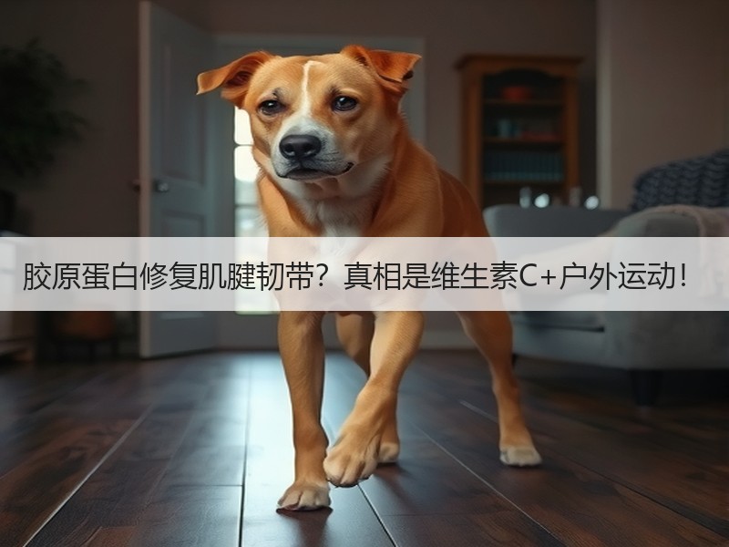 胶原蛋白修复肌腱韧带？真相是维生素C+户外运动！