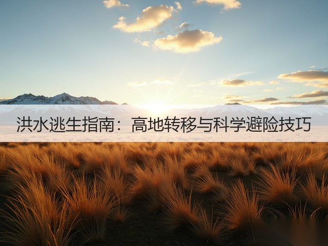 洪水逃生指南：高地转移与科学避险技巧(图2)