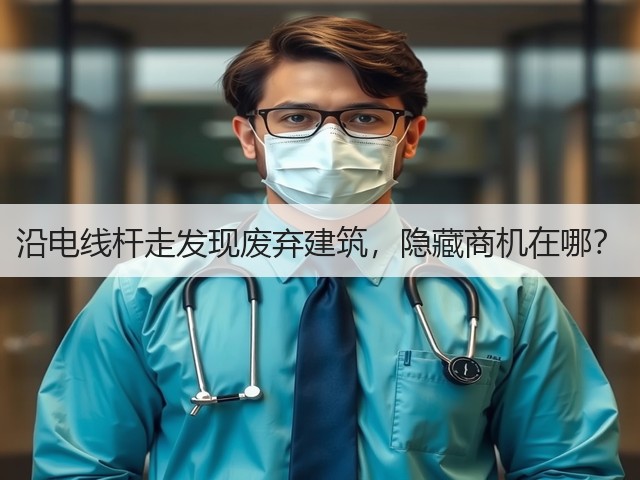 沿电线杆走发现废弃建筑，隐藏商机在哪？(图2)
