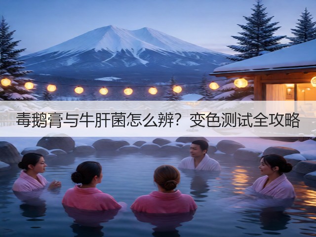 毒鹅膏与牛肝菌怎么辨？变色测试全攻略(图2)