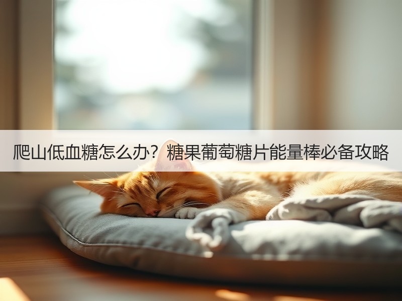 爬山低血糖怎么办？糖果葡萄糖片能量棒必备攻略