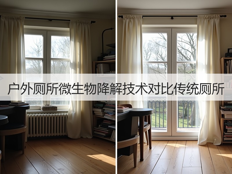 户外厕所微生物降解技术对比传统厕所