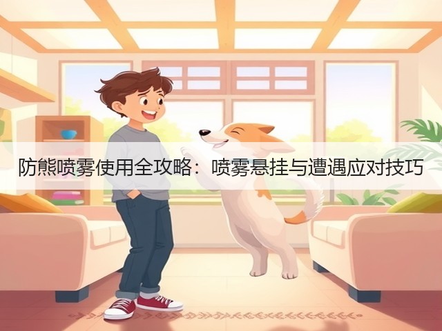 防熊喷雾使用全攻略：喷雾悬挂与遭遇应对技巧(图2)