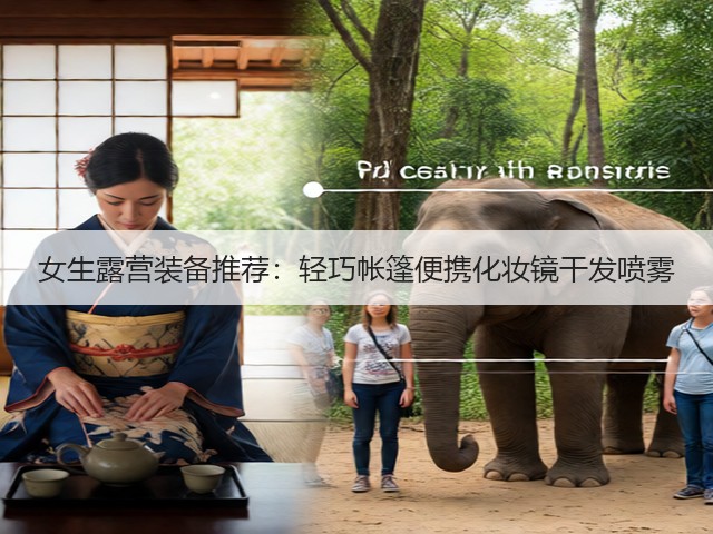女生露营装备推荐：轻巧帐篷便携化妆镜干发喷雾(图2)