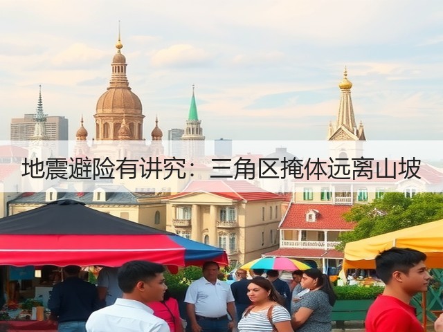 地震避险有讲究：三角区掩体远离山坡(图1)