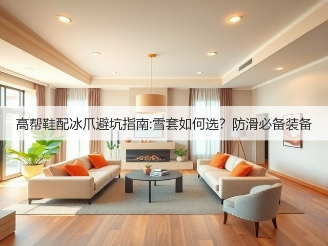 高帮鞋配冰爪避坑指南:雪套如何选？防滑必备装备(图4)