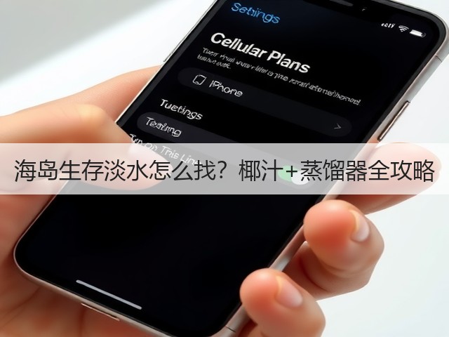 海岛生存淡水怎么找？椰汁+蒸馏器全攻略(图3)