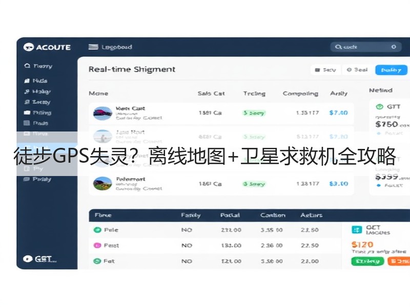 徒步GPS失灵？离线地图+卫星求救机全攻略
