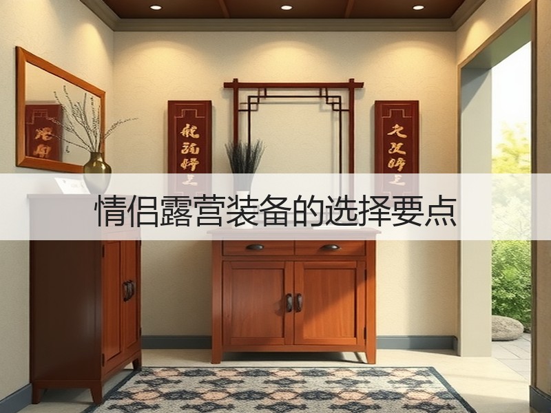 情侣露营装备的选择要点