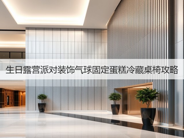 生日露营派对装饰气球固定蛋糕冷藏桌椅攻略(图6)