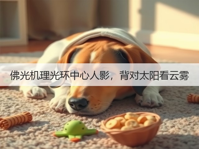佛光机理光环中心人影，背对太阳看云雾(图2)