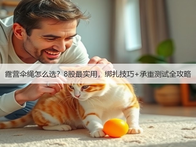露营伞绳怎么选？8股最实用，绑扎技巧+承重测试全攻略(图1)