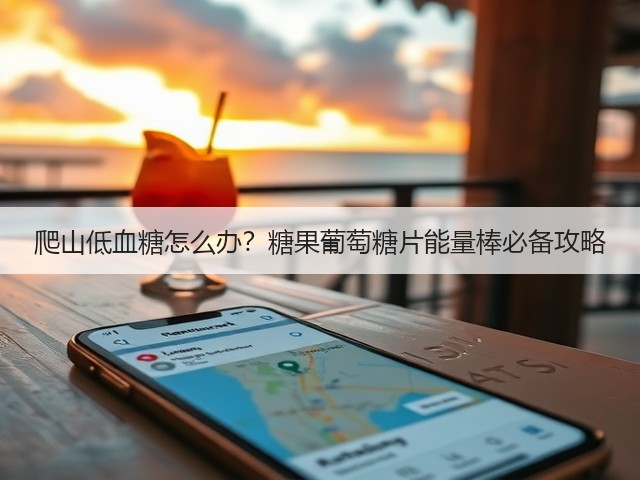 爬山低血糖怎么办？糖果葡萄糖片能量棒必备攻略(图3)