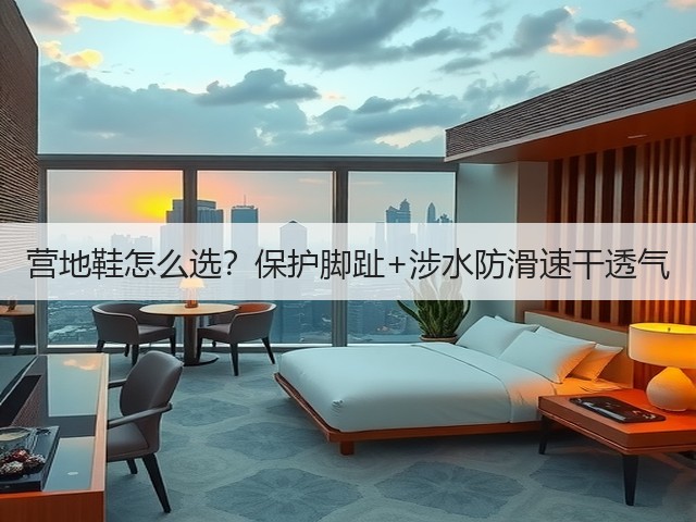 营地鞋怎么选？保护脚趾+涉水防滑速干透气(图2)