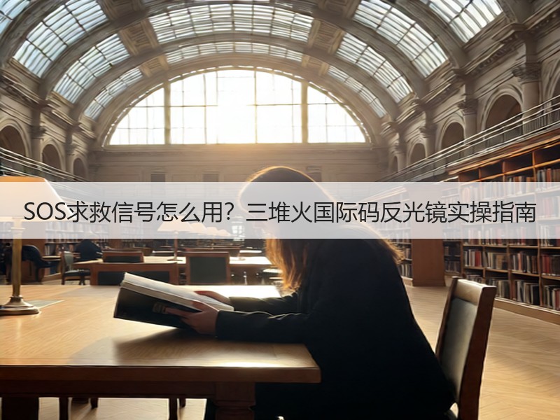 SOS求救信号怎么用？三堆火国际码反光镜实操指南