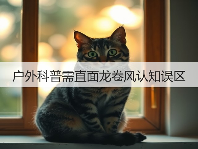 户外科普需直面龙卷风认知误区(图1)