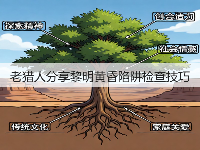 老猎人分享黎明黄昏陷阱检查技巧