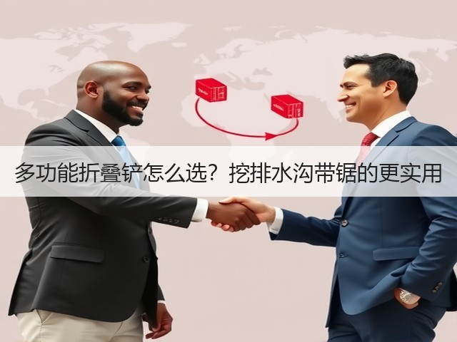 多功能折叠铲怎么选？挖排水沟带锯的更实用(图1)