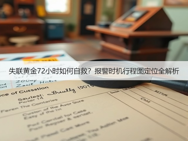 失联黄金72小时如何自救？报警时机行程图定位全解析(图1)