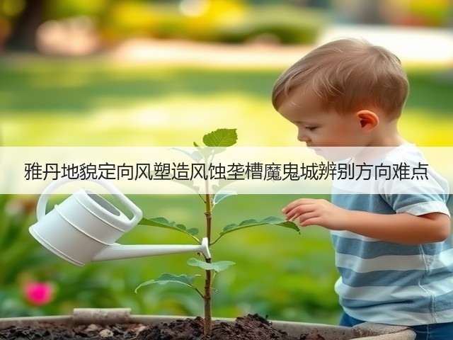 雅丹地貌定向风塑造风蚀垄槽魔鬼城辨别方向难点(图1)