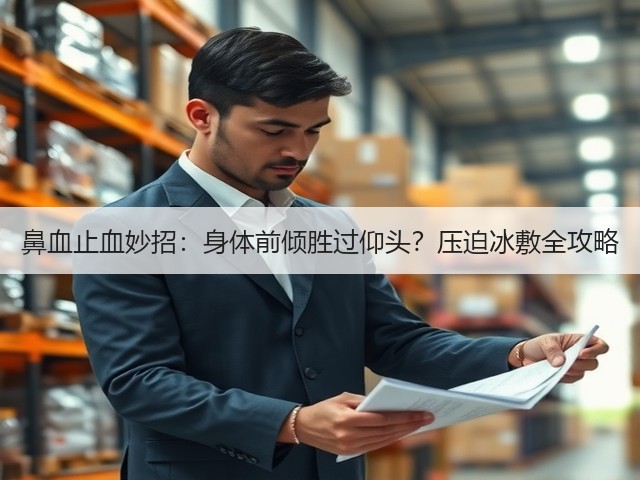 鼻血止血妙招：身体前倾胜过仰头？压迫冰敷全攻略(图1)