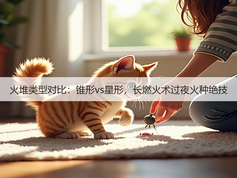 火堆类型对比：锥形vs星形，长燃火术过夜火种绝技