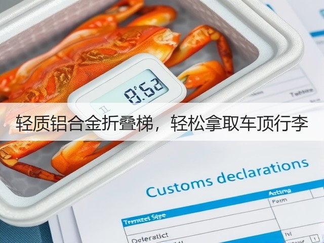 轻质铝合金折叠梯，轻松拿取车顶行李(图5)