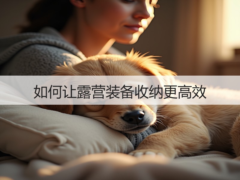 如何让露营装备收纳更高效