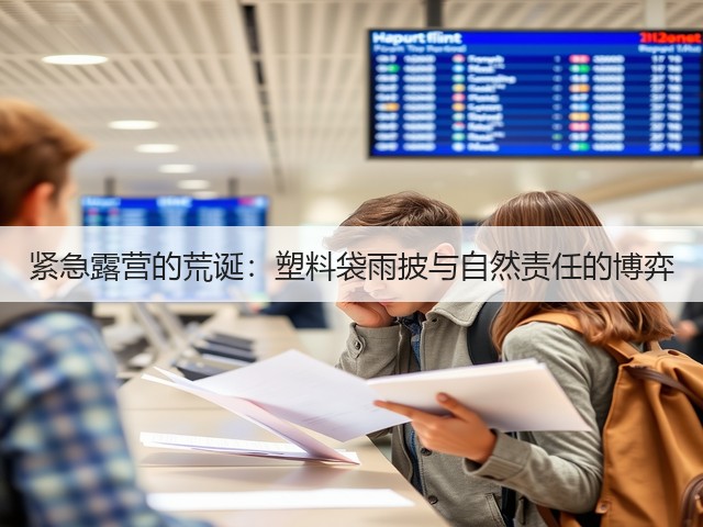紧急露营的荒诞：塑料袋雨披与自然责任的博弈(图2)