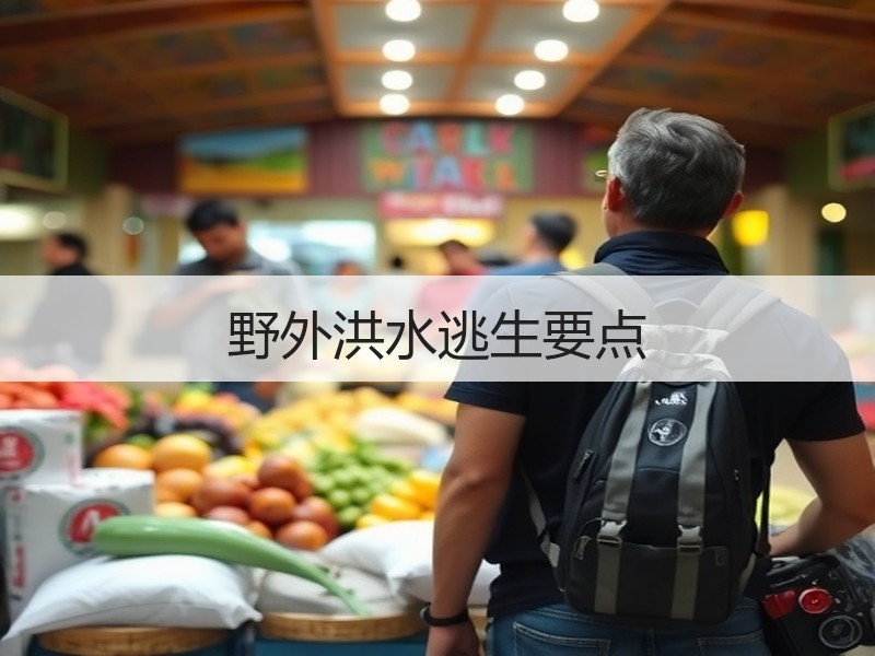 野外洪水逃生要点
