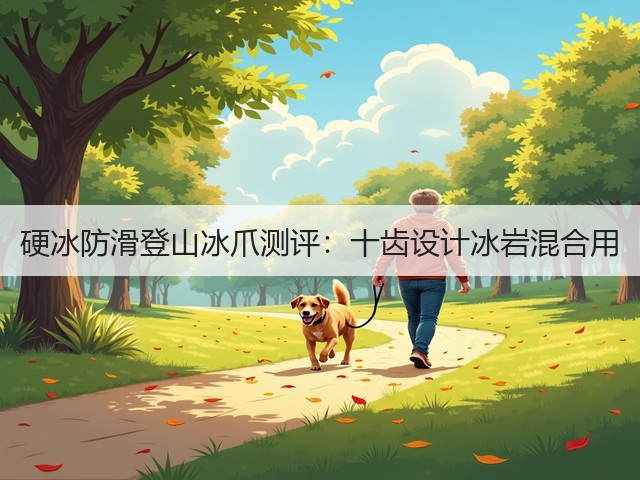 硬冰防滑登山冰爪测评：十齿设计冰岩混合用(图1)
