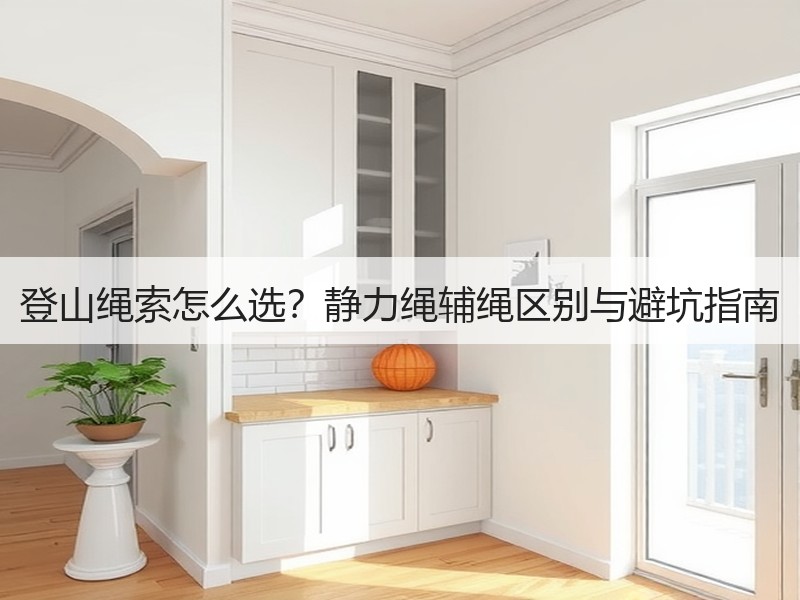 登山绳索怎么选？静力绳辅绳区别与避坑指南