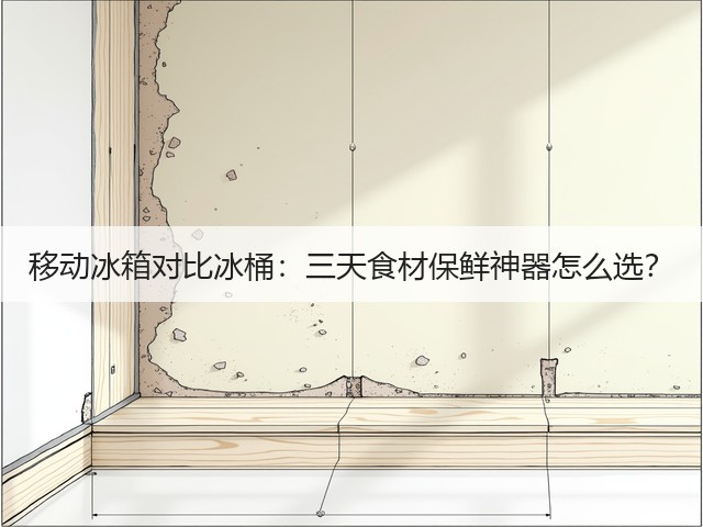 移动冰箱对比冰桶：三天食材保鲜神器怎么选？(图2)