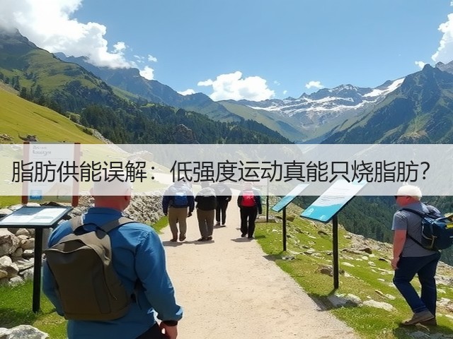 脂肪供能误解:低强度运动真能只烧脂肪?(图1) 脂肪供能误解:低强度运动真能只烧脂肪?(图1)