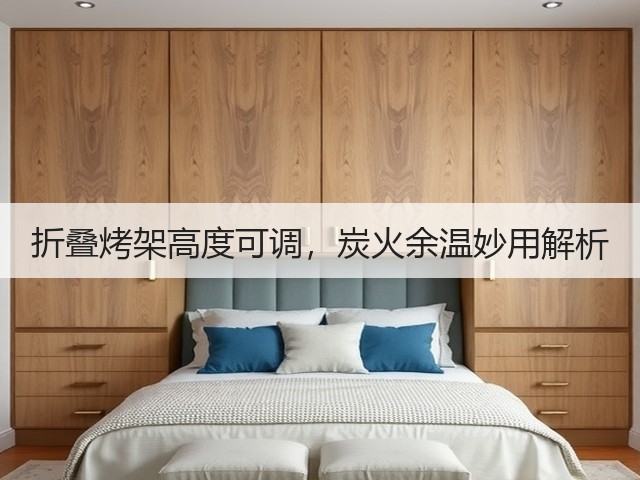 折叠烤架高度可调，炭火余温妙用解析(图1)