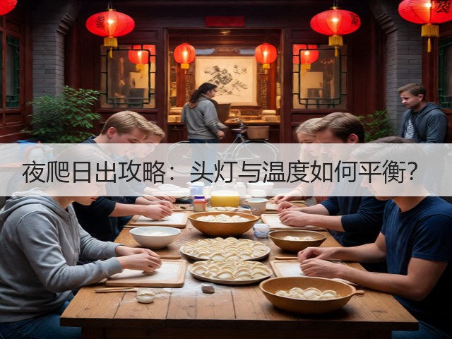 夜爬日出攻略：头灯与温度如何平衡？(图2)
