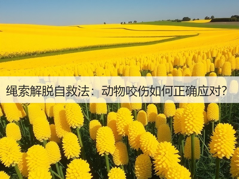 绳索解脱自救法：动物咬伤如何正确应对？