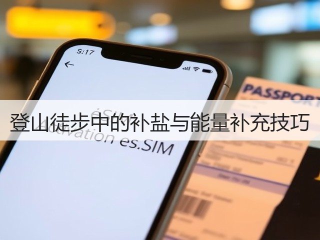 登山徒步中的补盐与能量补充技巧(图1)