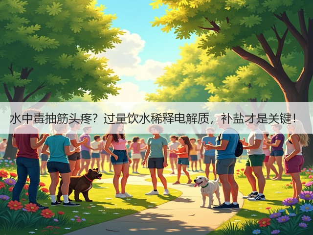 水中毒抽筋头疼？过量饮水稀释电解质，补盐才是关键！(图2)