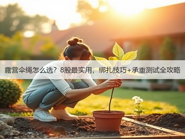 露营伞绳怎么选？8股最实用，绑扎技巧+承重测试全攻略(图3)
