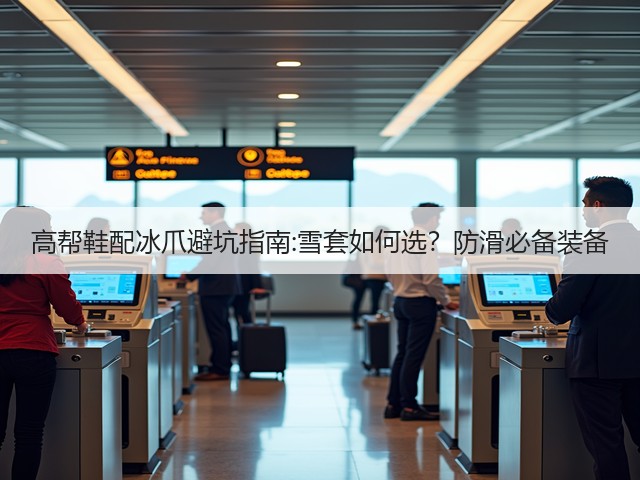 高帮鞋配冰爪避坑指南:雪套如何选？防滑必备装备(图6)
