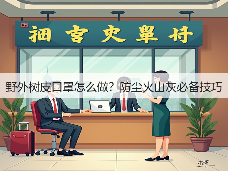 野外树皮口罩怎么做？防尘火山灰必备技巧