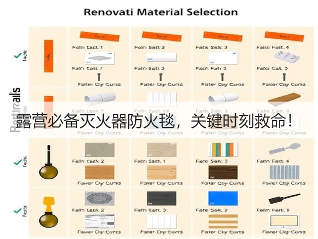 露营必备灭火器防火毯，关键时刻救命！(图3)