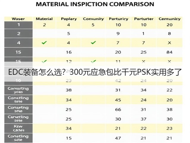 EDC装备怎么选?300元应急包比千元PSK实用多了(图1) EDC装备怎么选?300元应急包比千元PSK实用多了(图1)