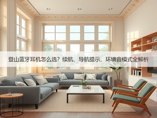 登山蓝牙耳机怎么选？续航、导航提示、环境音模式全解析(图2)