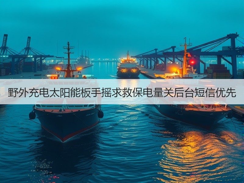 野外充电太阳能板手摇求救保电量关后台短信优先